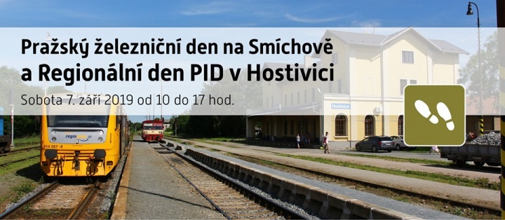 Pražský železniční den na Smíchově a Regionální den PID v Hostivici