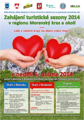 Zahájení turistické sezóny v regionu Moravský kras a okolí