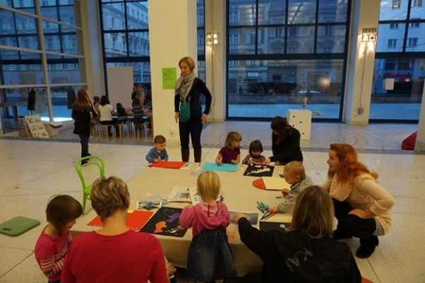 Otevřená výtvarná dílna pro předškolní děti ve Veletržním paláci