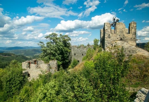 Zřícenina hradu Andělská hora