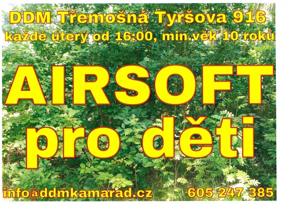 zájmový kroužek airsoft pro děti