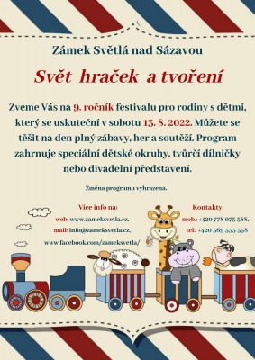 Dětský festival Svět hráček a tvoření