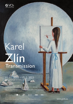 Expozice Transmisson Karla Zlína v galerii na zámku ve Zlíně