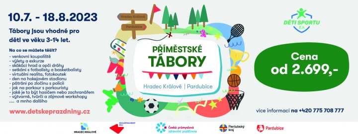 Příměstský tábor Pardubice 2023