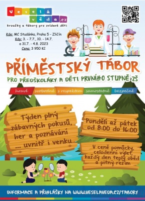 Příměstský tábor Veselé vědy v Praze 5 - Zličín