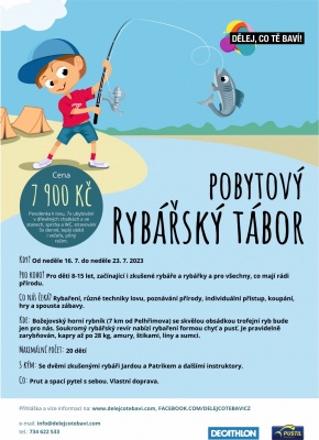 Pobytový rybářský tábor u Božejovského horního rybníka