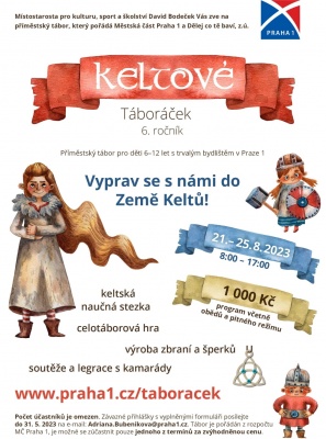 Příměstský tábor Táboráček s tématem „Keltové“