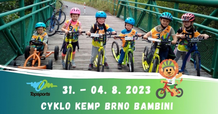 Příměstský cyklo kemp BAMBINI Brno