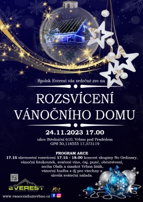 Rozsvícení vánočního domu a koncert skupiny No Ordinary
