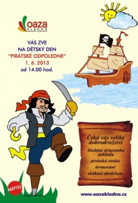 Pirátské odpoledne v nákupním centru OAZA Kladno