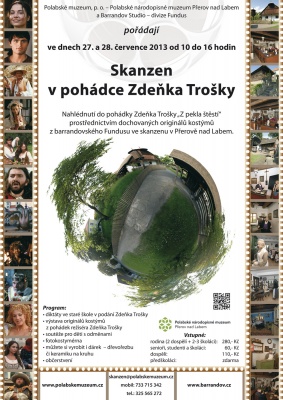 Skanzen Přerov nad Labem v pohádce Zdeňka Trošky