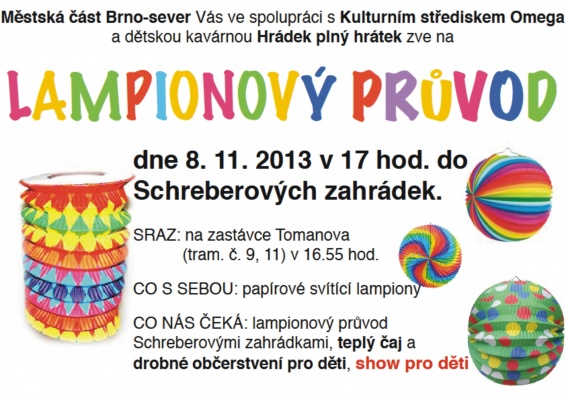 Lampionový průvod v Brně