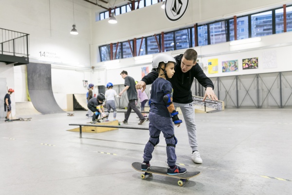 Dětská Skate škola na Plechárně