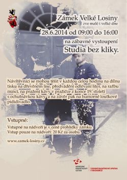 Studio bez kliky ve Velkých Losinách