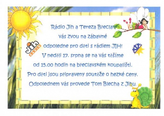 Dětský den na koupališti v Břeclavi