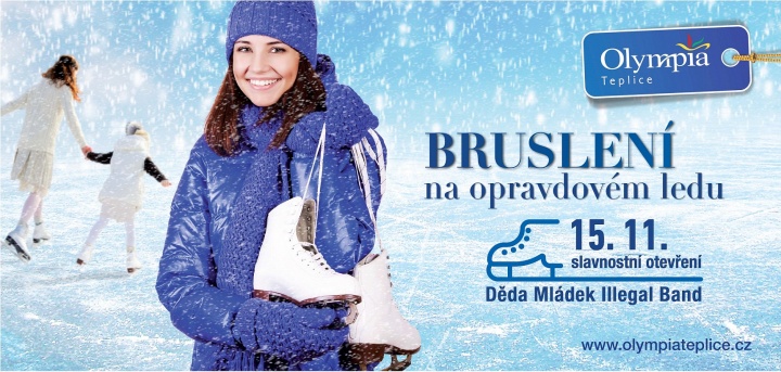 Olympia Teplice - Bruslení na opravdovém ledu