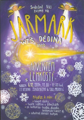 Vánoční jarmark ve waldorfské škole na Dědině