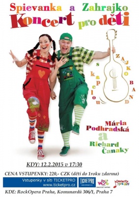 Spievanka a Zahrajko - koncert pro děti