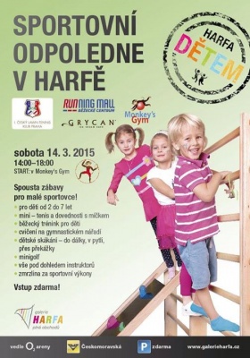 Sportovní odpoledne v Harfě