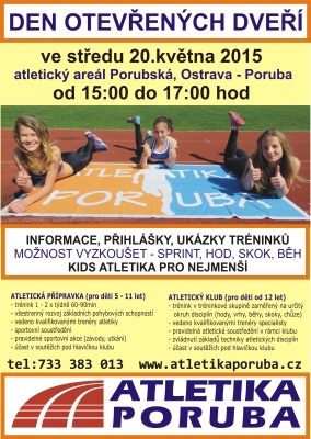 Den otevřených dveří - Atletika Poruba