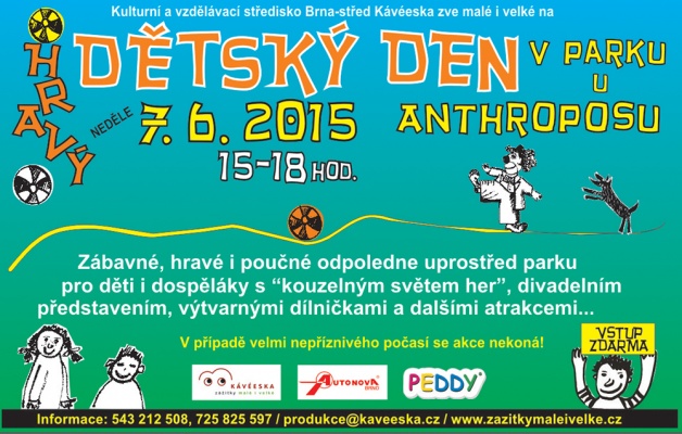 Dětský den v parku u Anthroposu