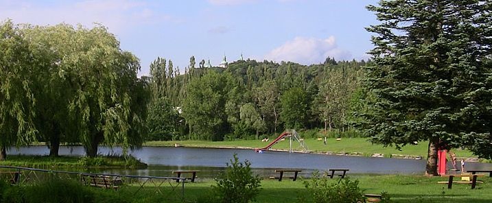 Rekreační areál a přírodní koupaliště Nový rybník v Příbrami