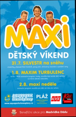 Letní Silvestr v Aquaparku Staré Splavy na Mácháči