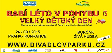 Babí léto v pohybu v zámeckém parku Kunratice