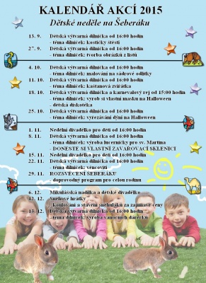 Nedělní zábava pro děti na Šeberáku