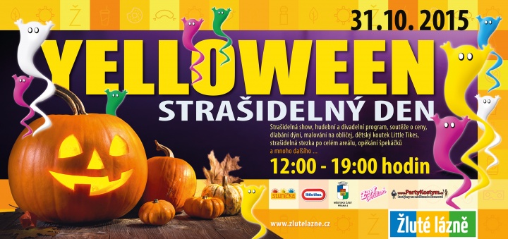 Yelloween strašidelný den ve Žlutých Lázních