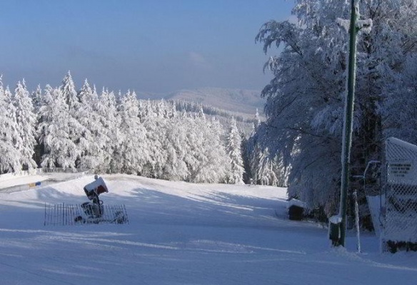 Ski areál Tesák v Hostýnských vrších