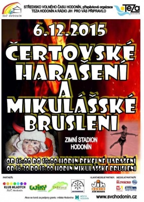 Čertovské harašení a Mikulášské bruslení Hodonín