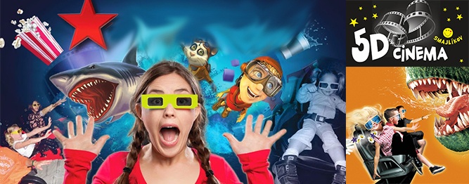 5D kino v OC Zlaté Jablko