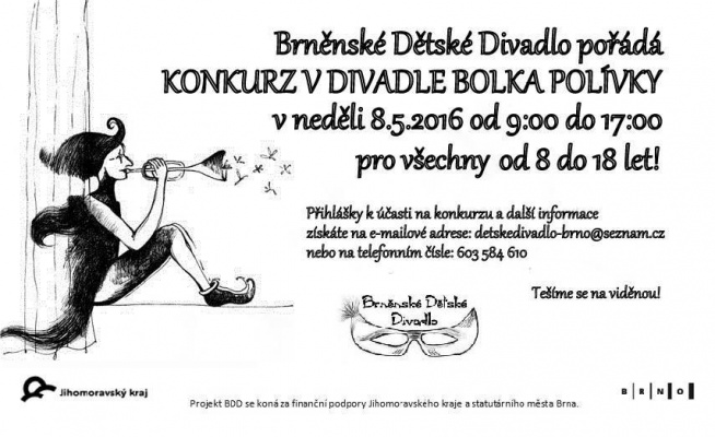 Konkurz do Brněnského Dětského Divadla