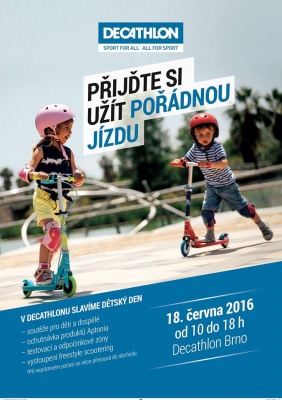 Dětský den v Decathlonu Brno