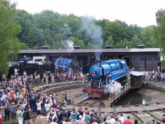 Luženská setkání 2016 - parní lokomotivy v Lužné u Rakovníka