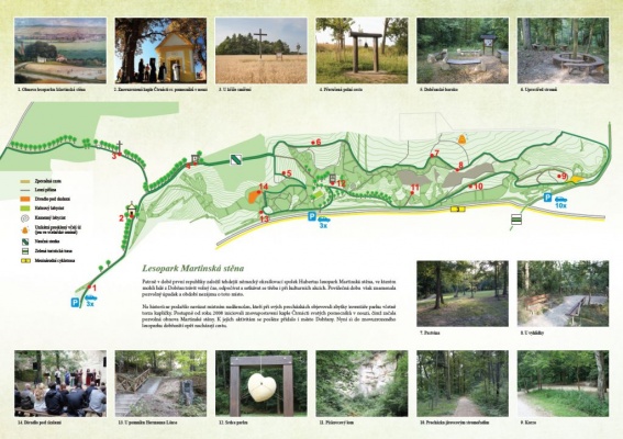 Naučná stezka Lesopark Martinská stěna