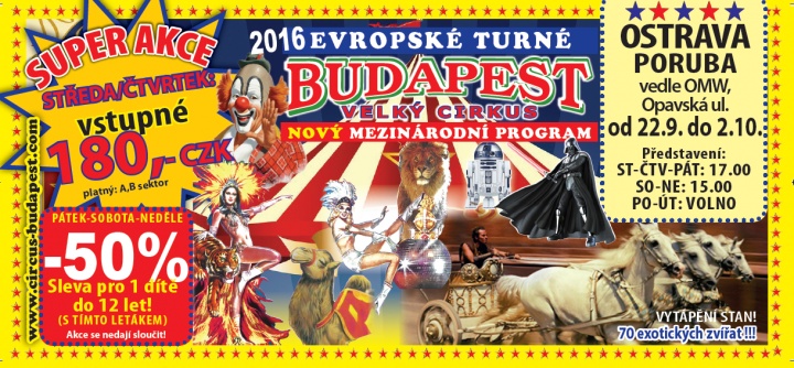 Cirkus Budapest v Ostravě!