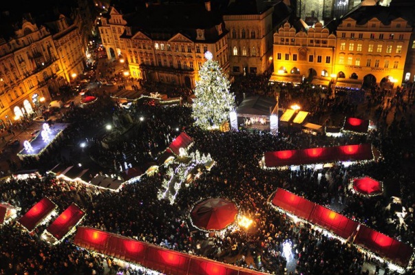 Vánoční trhy na Staroměstském náměstí 