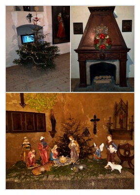 Vánoční prohlídky na hradě Kost