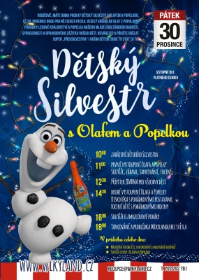 Dětský Silvestr s Olafem a Popelkou