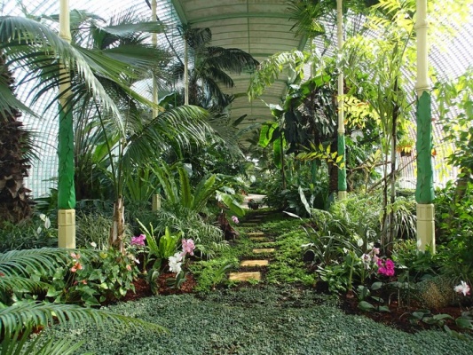Zámecký palmový skleník v Lednici
