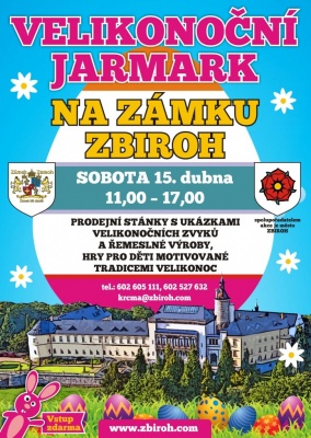 Velikonoční jarmark na zámku Zbiroh