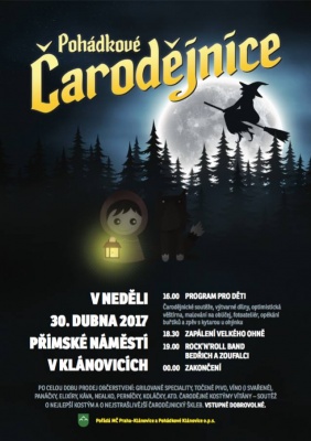Pohádkové čarodějnice v Klánovicích