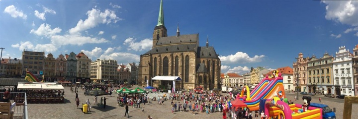 Pohádkové náměstí v Plzni
