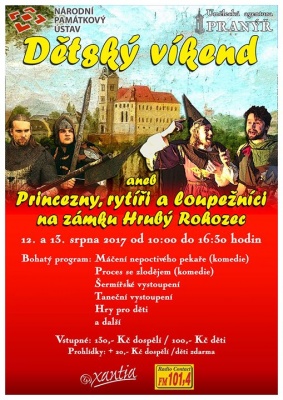 Dětský víkend na zámku Hrubý Rohozec