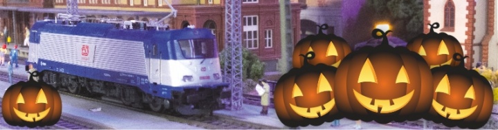 Halloween v Království železnic