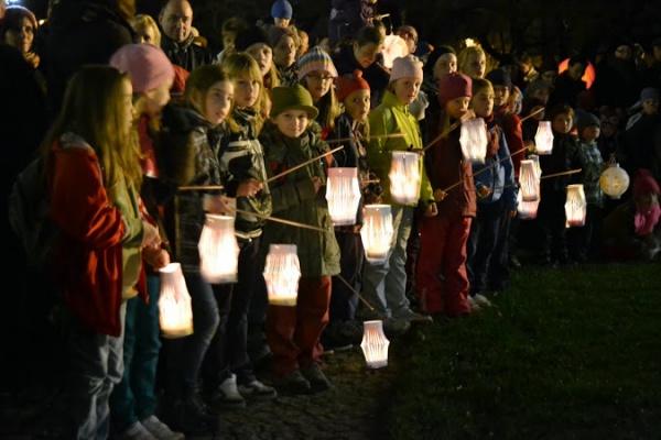 Průvod svatého Martina na Vyšehradě