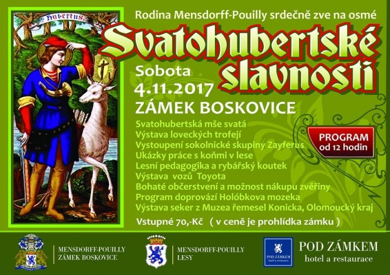 VIII. Svatohubertské slavnosti na zámku Boskovice