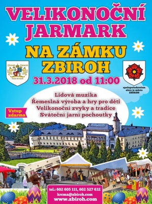 Velikonoční jarmark na zámku Zbiroh